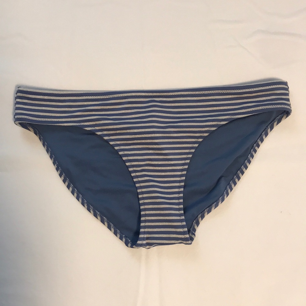 Striped bikini bottoms